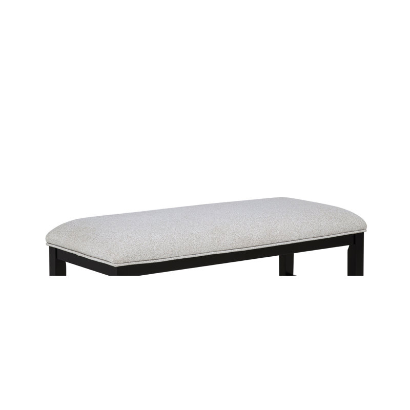 Banc en bois gris clair 1pc