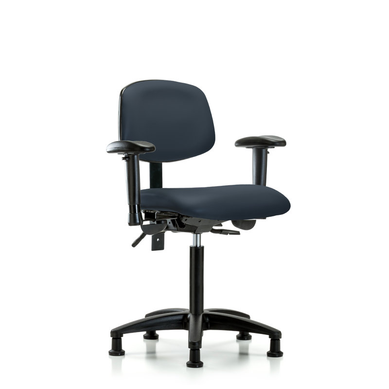 Timothy Task Chair, Glides, Imperial Blue, Not Included