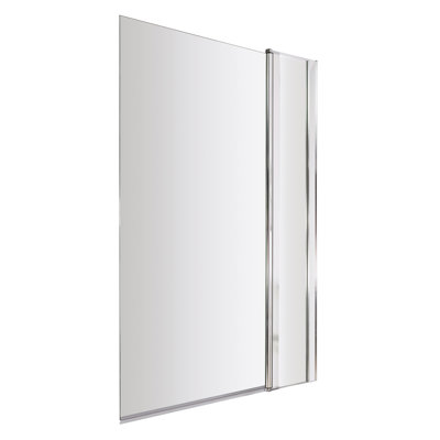 Pacific 1435mm H Pivot Frameless Tub Door with Clear Glass