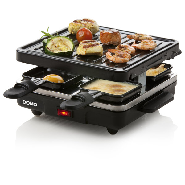 Indoor Grill Smokeless Korean BBQ Grill 2 IN 1 Griddle Electric Grill  Raclette Table Grill Kitchen Appliances with 8 Mini Grill Cheese Pans  Christmas