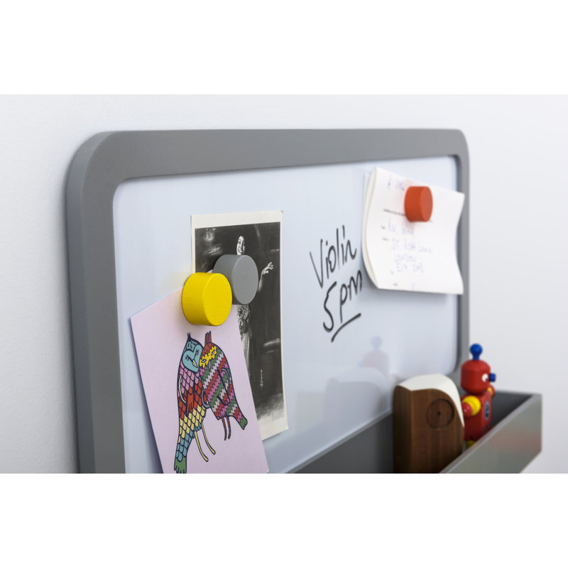 Magnetic Dry Erase Board, Dark Grey