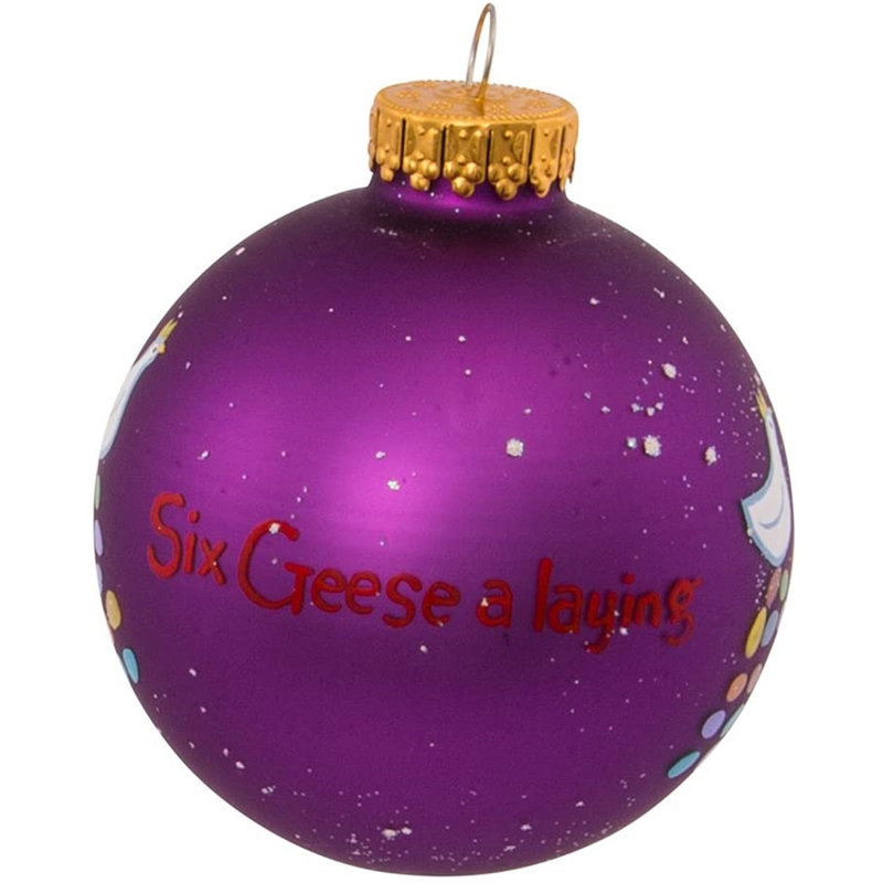 Kurt Adler Twelve Days of Christmas Glass Ball Ornament Set