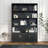 Modern Cube Bookshelf with Ample Storage and Cabinet