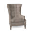 Gallin Leather Tufted Wingback Chair-1889498988-1889498952