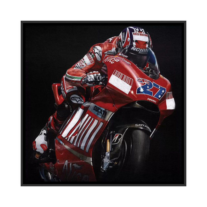 " Stoner " by Todd Strothers, 18" H x 18" W x 1.5" D, Black Framed Canvas, No Mat