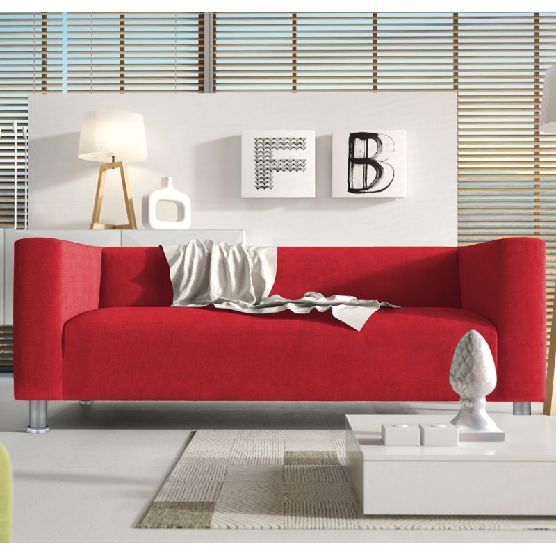 Moffitt 3 Seater Sofa, Red