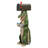 Postal Gator Mailbox Post Sleeve Statue