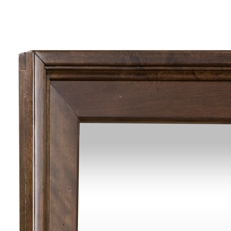 Chronister Solid Wood Rectangle Dresser Mirror