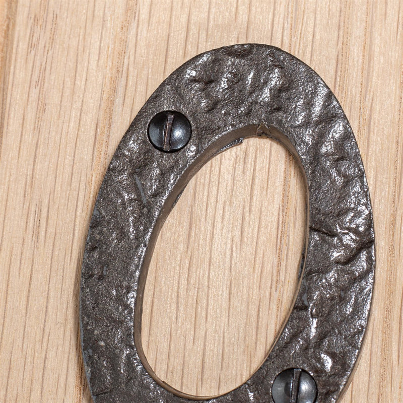 7.8cm H Iron House Number