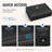 KAER Portable Biometric Handgun Safe with Digital Keypad, Backup Keys & Security Cable