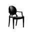 Chaise de salle à manger avec accoudoir transparente Bryer-25831718-27524218