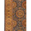 Tapis unique noué à la main bleu / orange / rouge de haute qualité