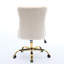 Fauteuil de bureau en velours American Style