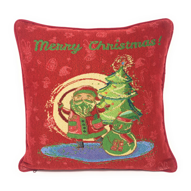 Cotton Blend Reversible Pillow Cover