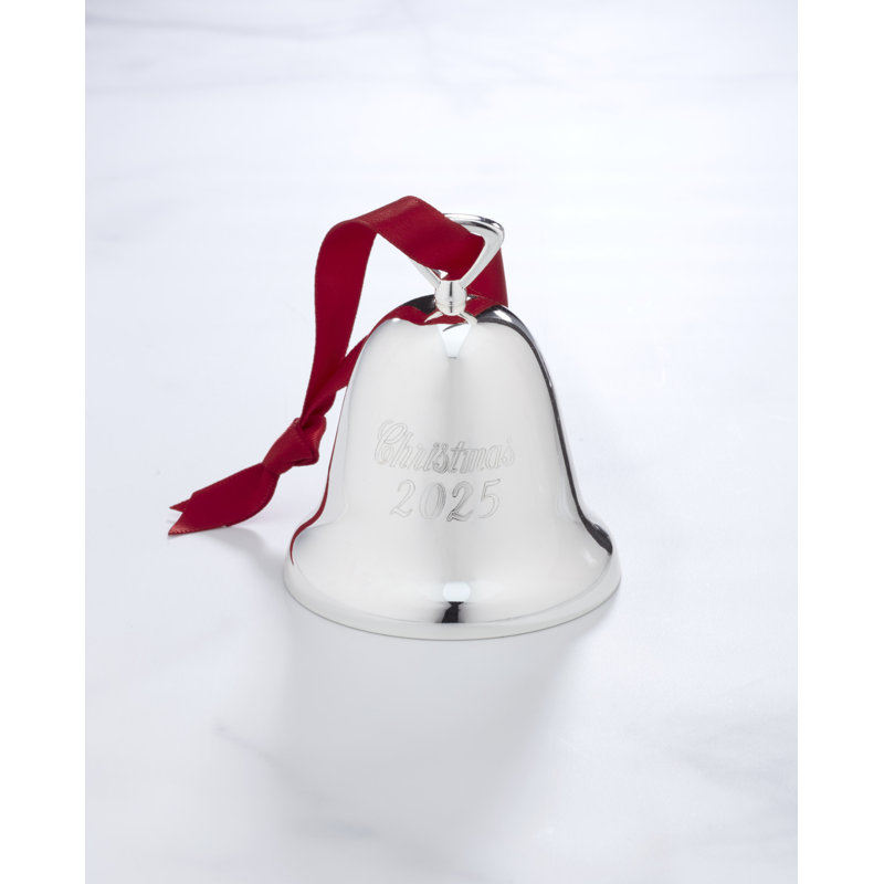 2025 Annual Christmas Bell Silverplate Ornament