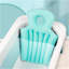 Oreiller de bain complet pour le corps avec coussin de dossier et d'appui-tête, pour le soutien du dos de l'épaule de la tête du bain à remous, oreillers de baignoire de repos 3D en filet respirant-324701252