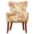 Malwae Upholstered Swivel Accent Chair Burnt Orange