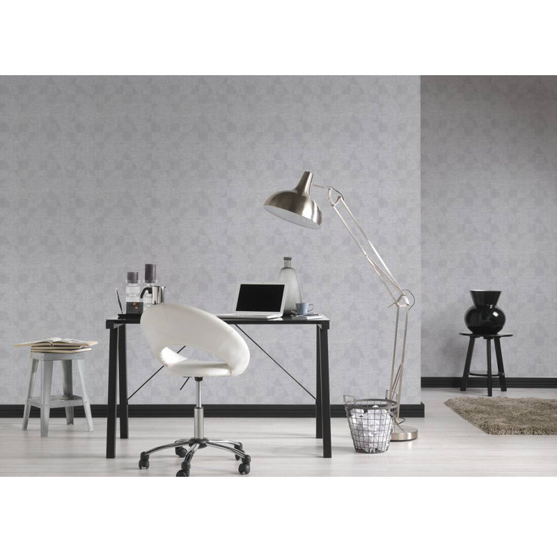 Rouleau de papier peint L 33 pi x l 21 po, gris
