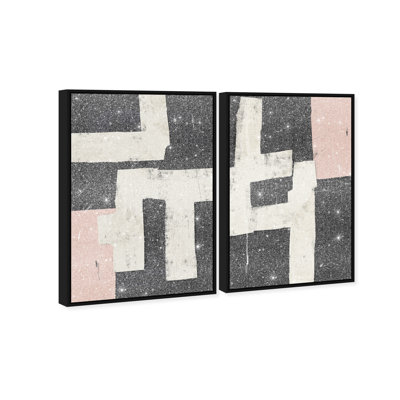 Placed together set Graphic Art Canvas