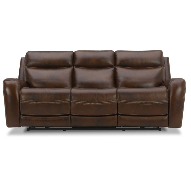 Britaney 88'' Leather Match Power Reclining Sofa