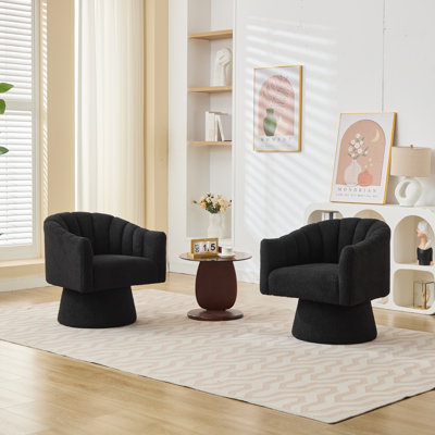 Swivel Barrel Chair