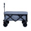 Chariot pliable robuste de 400 lb avec hayon prolongé et housse résistante aux intempéries
