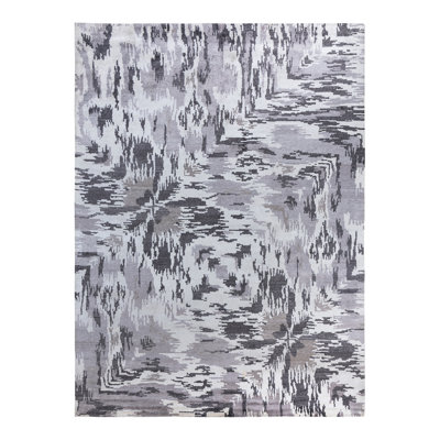 Overdyed One-of-a-Kind Rectangle 9'1" X 12' Hand Knotted Area Rug