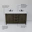 Meuble-lavabo double l 60 po x P 22 po Marsyas-142400072