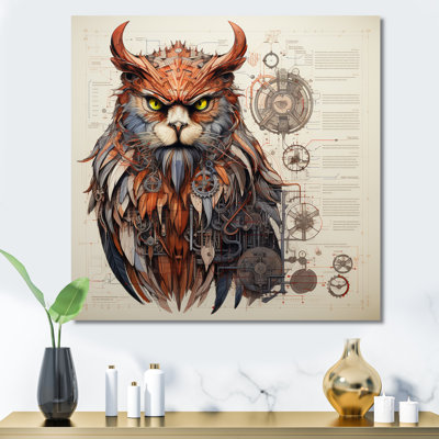 «Mythical Creature», dessin schématique sur toile