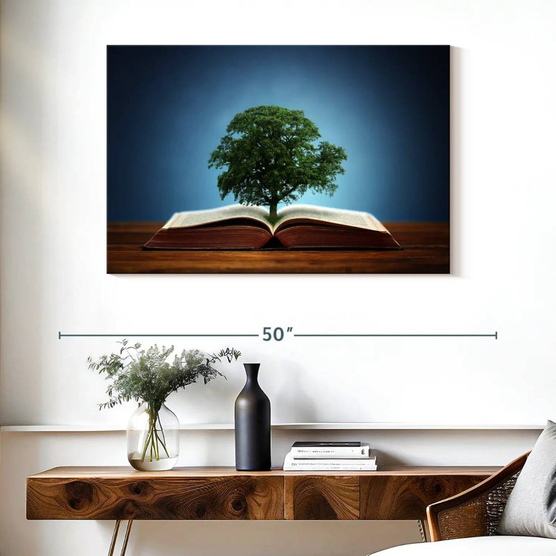 Kerner Book Of Wisdom, 26" H x 39" W