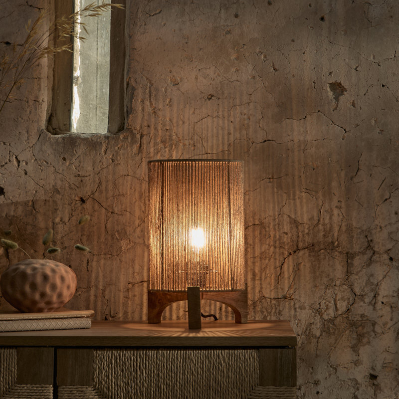 Wood Table Lamp