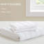 Housse de couette tissée à rayures avec enveloppe - Couvre-oreillers, confortable et élégante, simple à très grand, 3 pièces, toxine