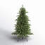 Lighted Artificial Fir Christmas Tree-2026491449