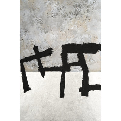Tammika Black Fragment I by Michael Willett - Wrapped Canvas Print