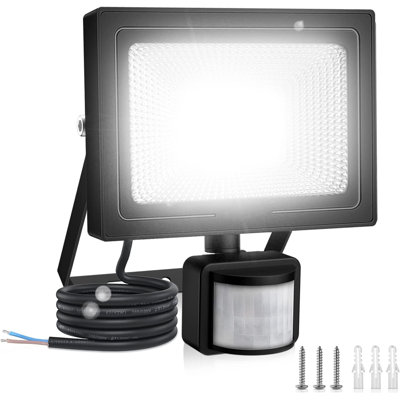 Railynn Matte Black Integrated LED Outdoor Bulkhead Light