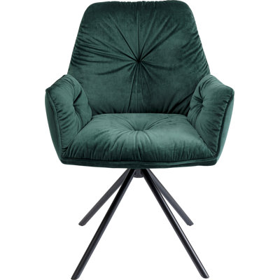 Swivel chair with armrests Mila