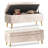 Velvet Upholstered Bench with Flip Top-871918138-871918141