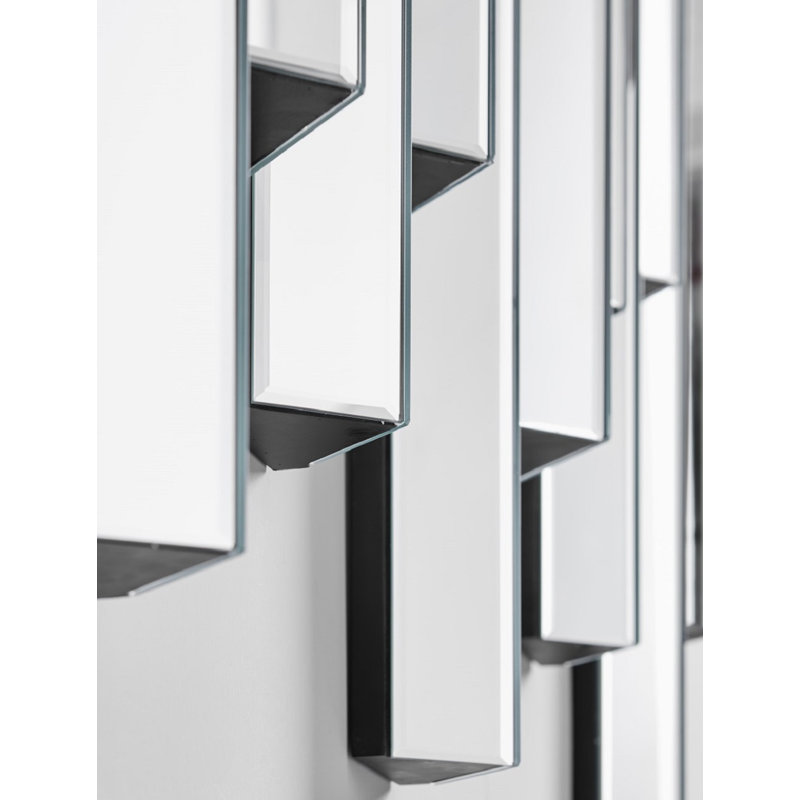 Kreamer Crystal Style Accent Mirror, 150cm H x 120cm W