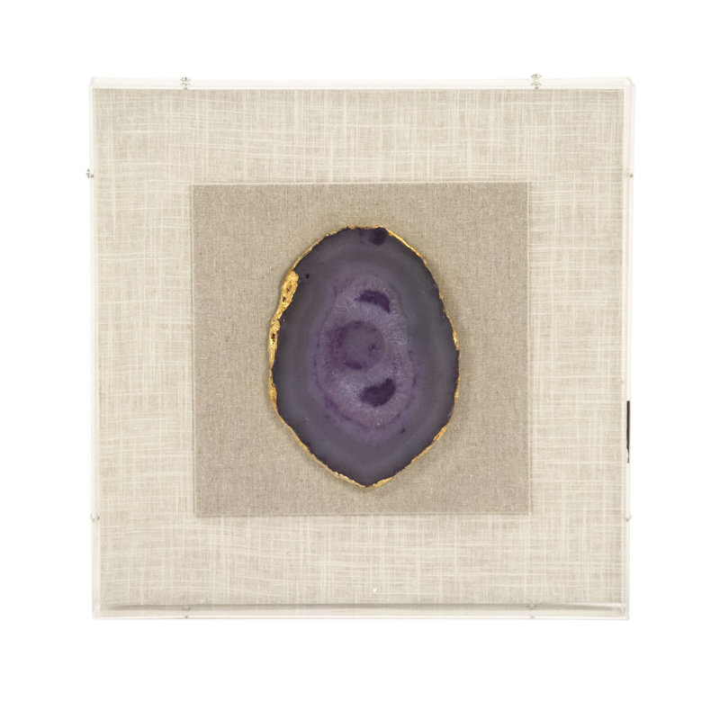 Geode Framed Print