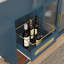 Bar avec tablettes réglables et porte-bouteilles - Bar moderne pour la maison-1140079216