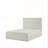Tall Headboard Upholstered Bed / 52" High Headboard / Elegant Simplicity / No Box Spring Needed / Easy Assembly / King / Textured Ivory Canvas-920341012-920341011