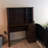 Computer Desk,Oak finish,three adjustable shelves,Engineered wood