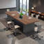 Table de conférence moderne en bois massif-2060357943