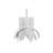 Sweetheart Wrought Iron Plug-in Armed Sconce