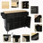 Kitchen Cart With Rubber Wood Drop-Leaf Countertop ,Cabinet Door Internal Storage Racks,Kitchen Island On 5 Wheels With Storage Cabinet And 3 Drawers For Dinning Room-1381994262