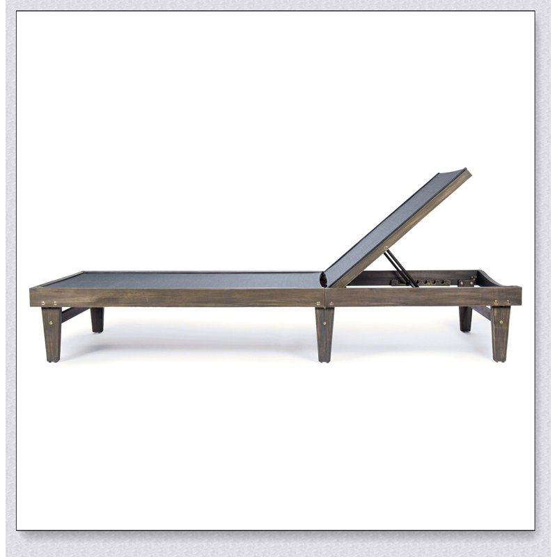 SUMMERLAND CHAISE LOUNGE - MESH, Gray/Brown