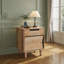 Table de chevet en bois naturel
