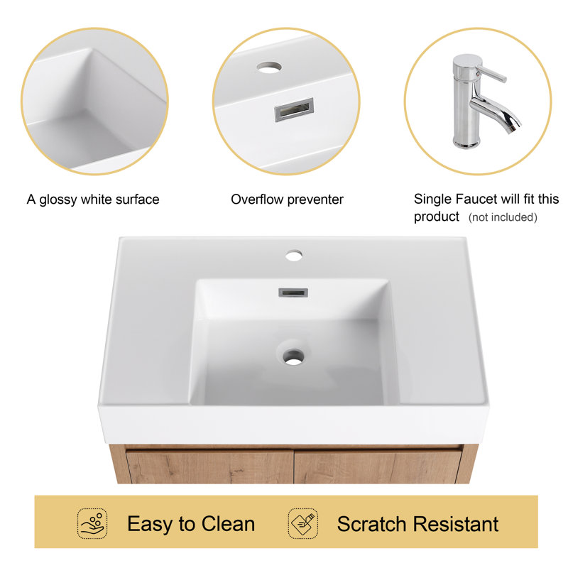 Ensemble de meuble-lavabo double 84 po avec lavabo en résine Quarnar et armoire de rangement blanche, L 84 po