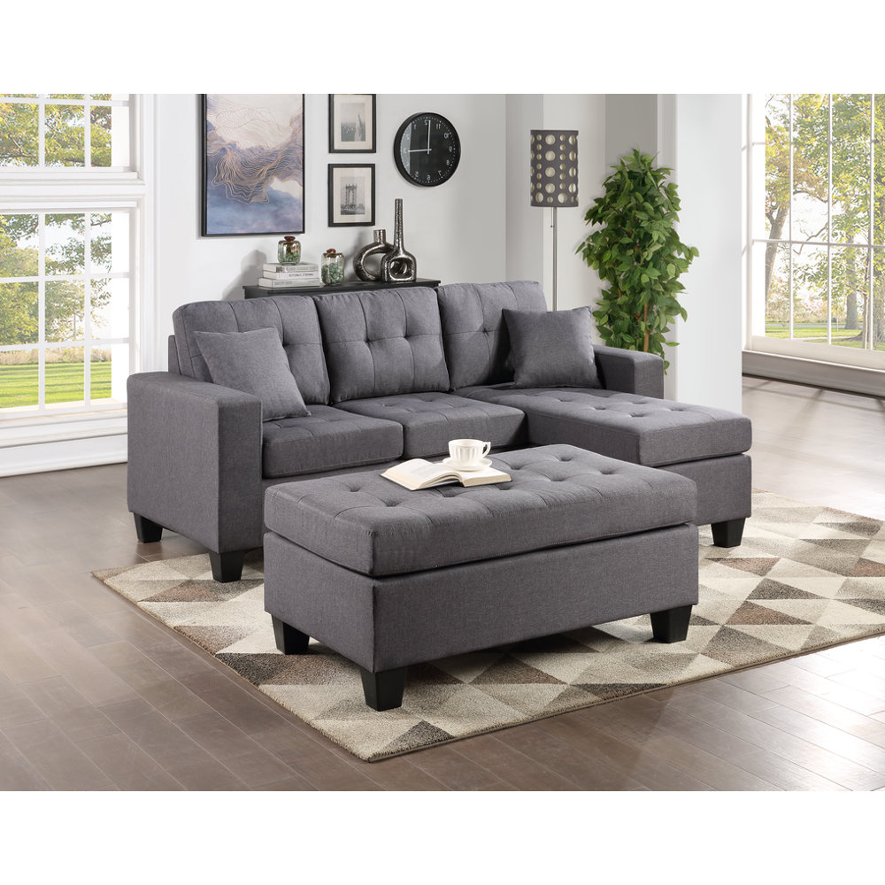 Ebern Designs Oberlander 3 - Piece Sofa & Chaise - Wayfair Canada