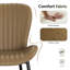 Chaise d'appoint rembourrée Modern (ensemble de 2)-171374322-171374320